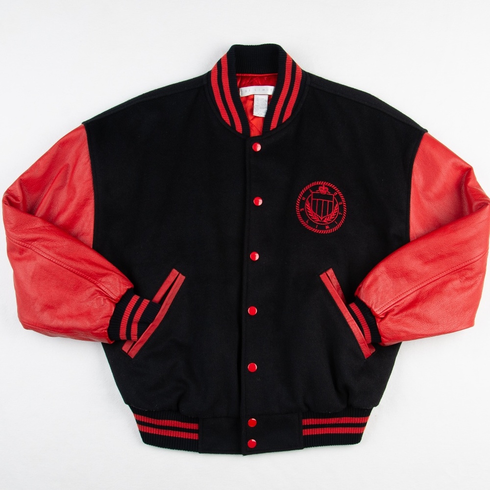 90's The Limited International Wool and Leather Varsity Jacket